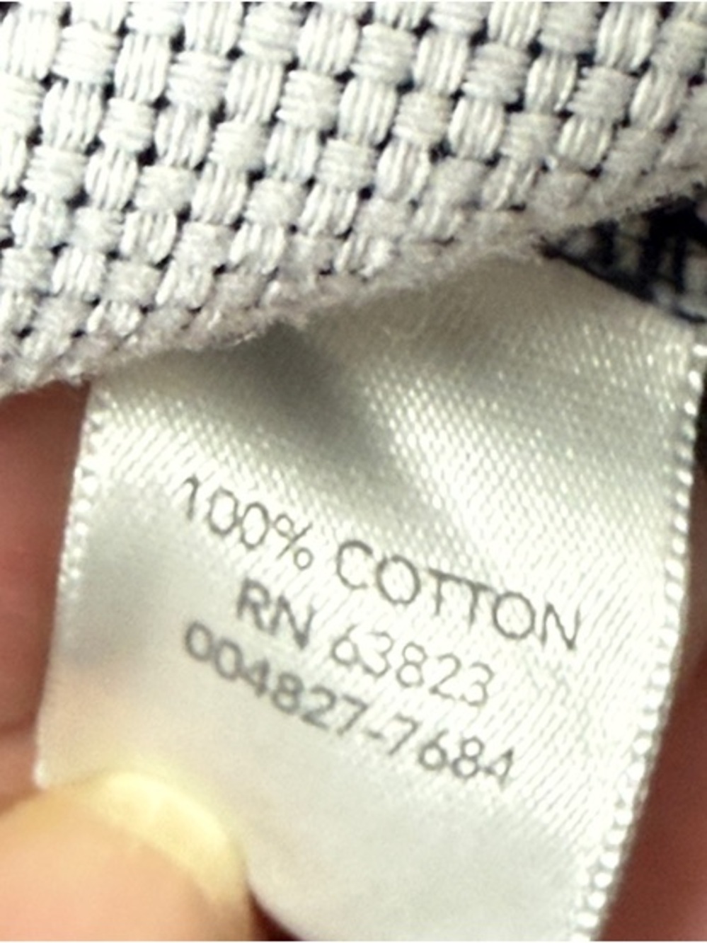CJ Banks Navy and White Geometric Button Jacket Size 1X - Picture 6 of 9